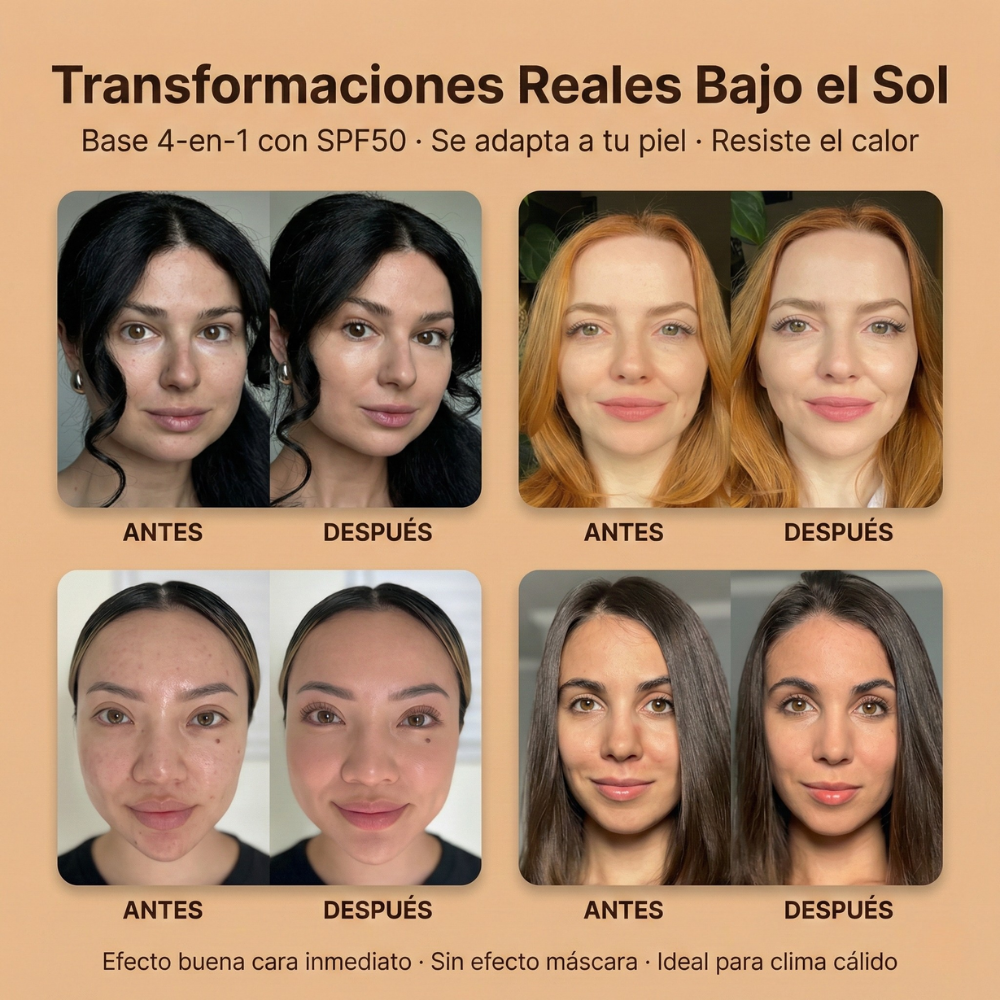 Base de maquillaje 4 en 1